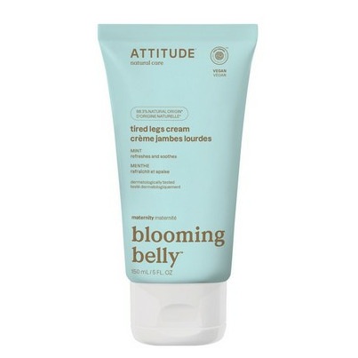 ATTITUDE Blooming Belly Natural Cream For Tired Legs Mint