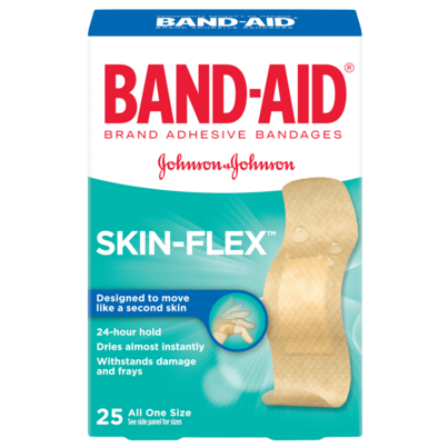 Band-Aid Skin-Flex Adhesive Bandages One Size