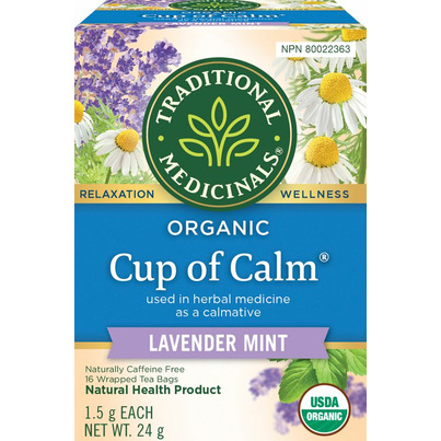 Traditional Medicinals Organic Cup Of Calm Tea Lavender Mint