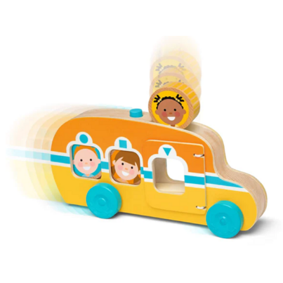 Melissa And Doug GO Tots Roll & Ride Bus