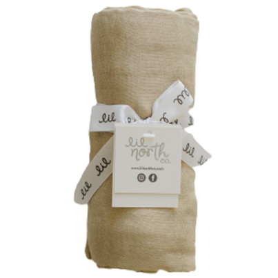 Lil North Co. Sand Muslin Single Swaddle