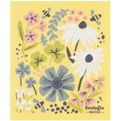 Danica Ecologie Swedish Dishcloth Bees & Blooms