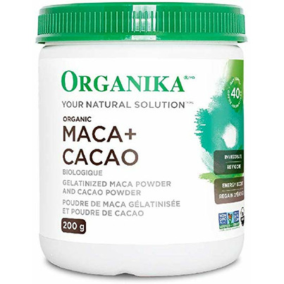 Organika Gelatinized Maca + Cacao Powder