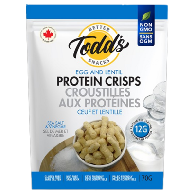 Todd's Protein Crisps Salt & Vinegar
