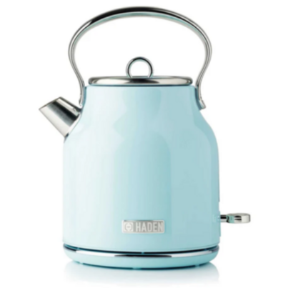 Haden Heritage Electric Kettle Turquoise Blue
