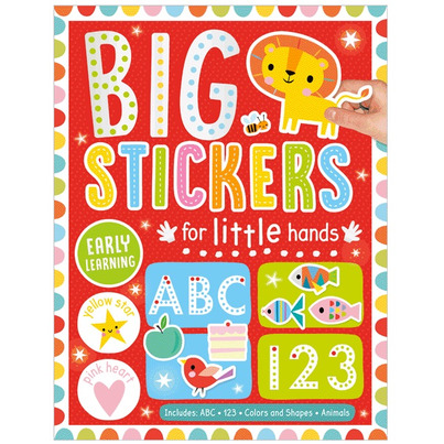 Make Believe Ideas Big Stickers For Little Hands Red