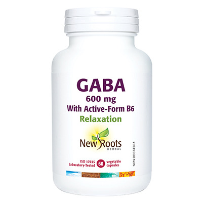 New Roots Herbal GABA 600mg With Activated B6