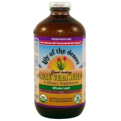 Lily Of The Desert Preservative Free Whole Leaf Aloe Vera Juice