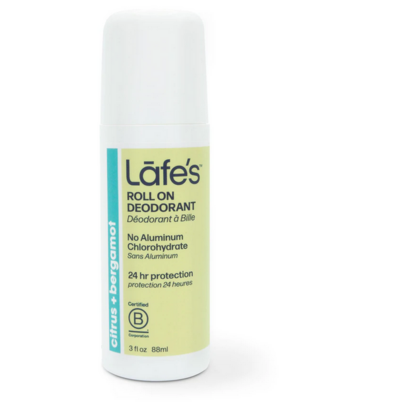 Lafe's Active Roll-On Deodorant With Citrus & Bergamot