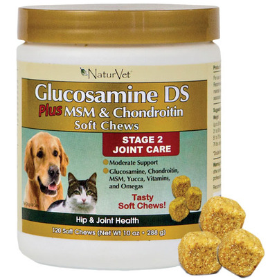 Naturvet Glucosamine DS Plus MSM & Chondroitin Soft Chews