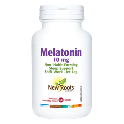 New Roots Herbal Melatonin 10mg Sleep Support