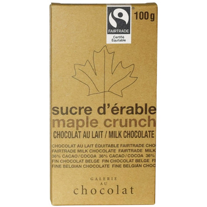 Galerie Au Chocolat Maple Crunch Chocolate Bar