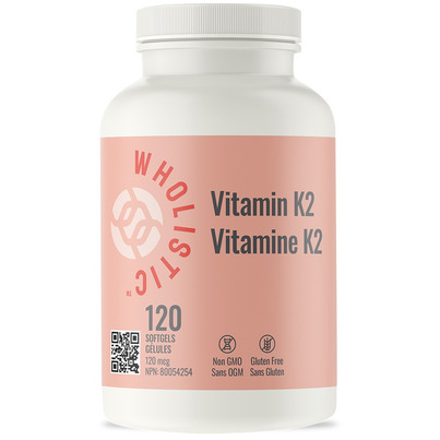 Wholistic Vitamin K2 120 Mcg