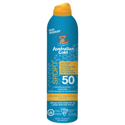 Australian Gold Continuous Spray Sport Sunscreen SPF 50
