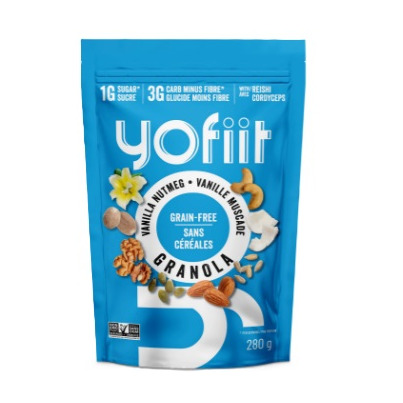 Yofiit No Sugar Granola With Adaptogens Vanilla Nutmeg