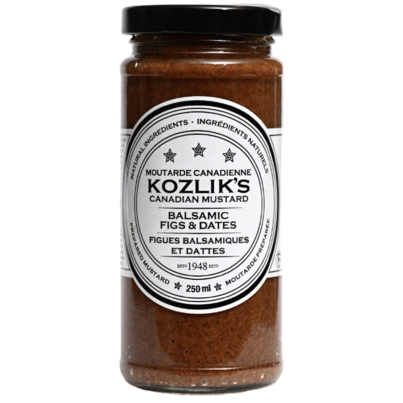 Kozlik's Balsamic Figs & Dates Mustard