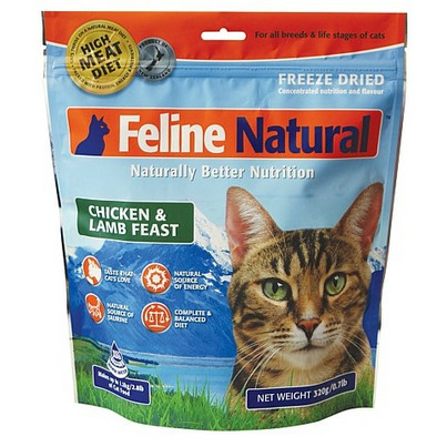 Feline Natural Freeze Dried Chicken And Lamb