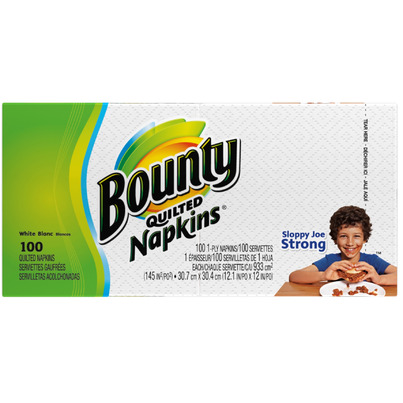Bounty Napkins White