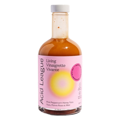 Acid League Pink Peppercorn Honey Yuzu Vinaigrette