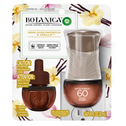 Botanica By Air Wick Scented Oil Kit Himalayan Magnolia & Vanilla