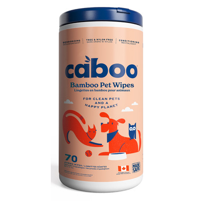 Caboo Bamboo Pet Wipes Unscented