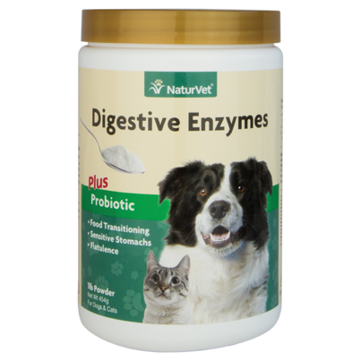 Naturvet Digestive Enzymes Prebiotic & Probiotic Powder