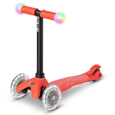 Micro Scooter Mini2Grow Deluxe Magic LED Scooter Red