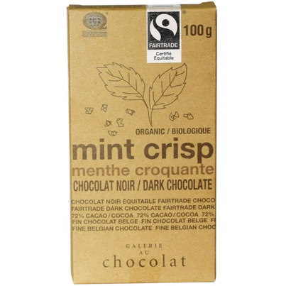 Galerie Au Chocolat Mint Crisp Chocolate Bar