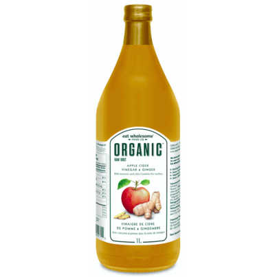 Eat Wholesome Organic Apple Cider Vinegar With Ginger, Tumeric & Chili