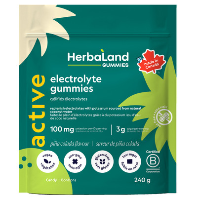 Herbaland Electrolytes Gummies Pina Colada