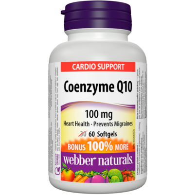 Webber Naturals Coenzyme Q10 100 Mg