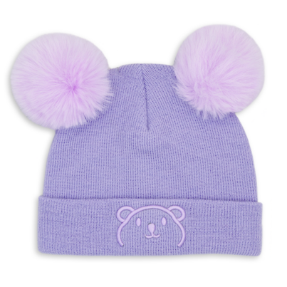 Hot Paws Infant Knit Hat Orchid