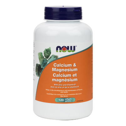 NOW Foods Calcium & Magnesium With Vitamin D & Zinc
