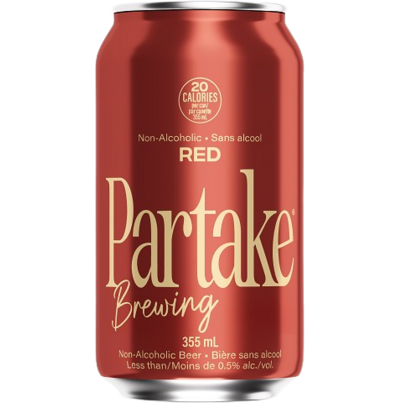 Partake Red Ale Non-Alcoholic Craft Beer
