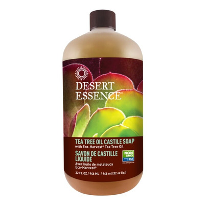 Desert Essence Castile Liquid Soap With Organic Tea Tree Oil