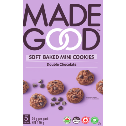 MadeGood Soft Baked Mini Cookies Double Chocolate