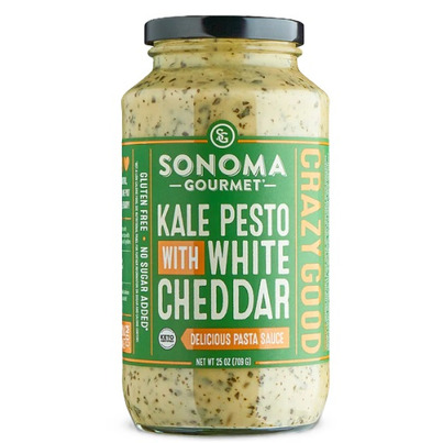 Sonoma Gourmet Kale Pesto With White Cheddar Pasta Sauce