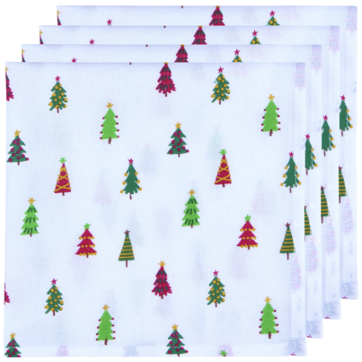 Now Designs Printed Napkin Set Merry & Bright