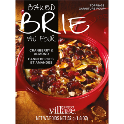 Gourmet Du Village Brie Topping Mix Cranberry Almond