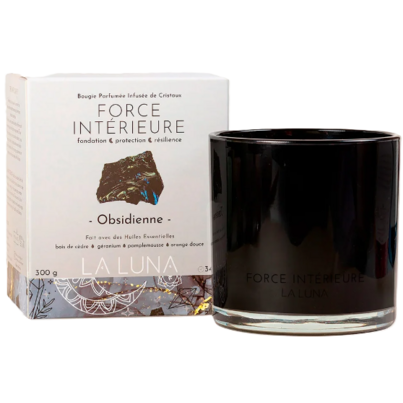 La Luna Scented Candle Inner Strength Crystal