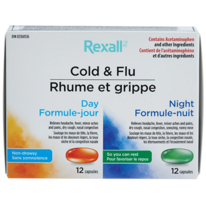 Rexall Extra Strength Cold Medication Nighttime Relief