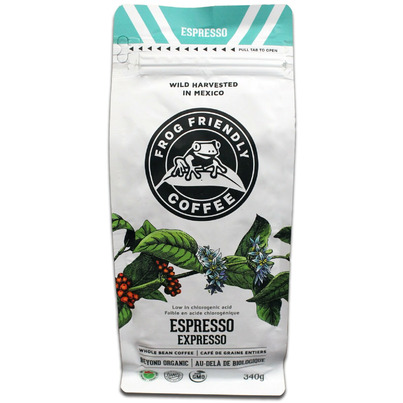 Frog Friendly Coffee Espresso Roast Whole Bean Coffee
