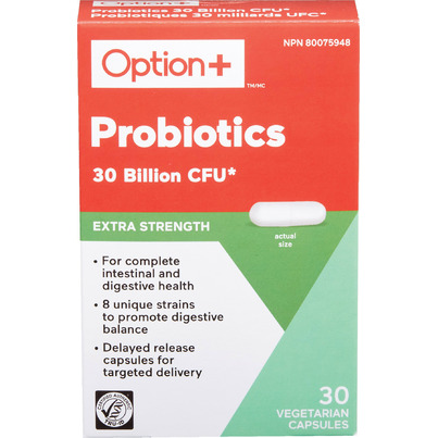 Option+ Extra Strength Probiotic 30 Billion