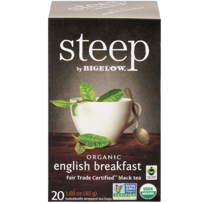 Steep By Bigelow Organic English Breakfast Tea