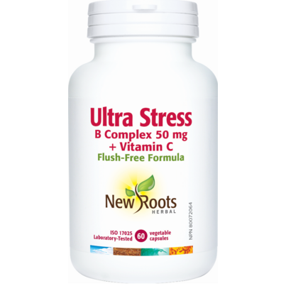 New Roots Herbal Ultra Stress B Complex 50mg + Vitamin C