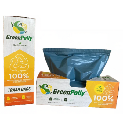 GreenPolly Large Wave Top 113L Recycled Plastics Bags