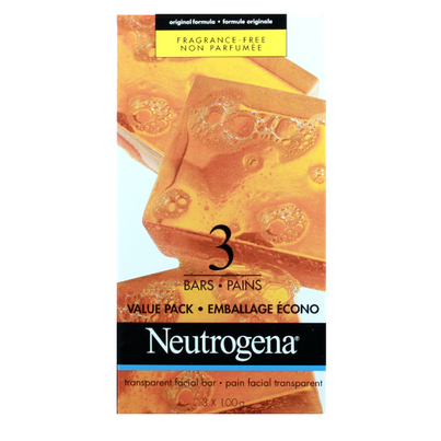 Neutrogena Facial Cleansing Bar Soap For Regular Skin
