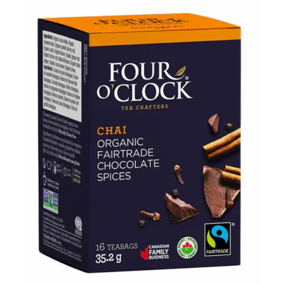 Four O'Clock Organic Chocolate Chai Spice Tea