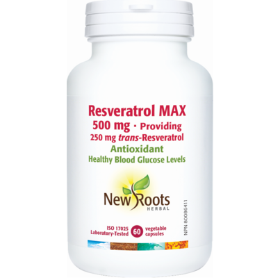 New Roots Herbal Resveratrol Max 500mg