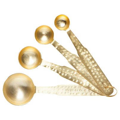 Now Designs Heirloom Measure Spoons Gold